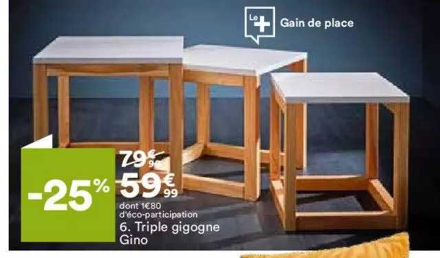 triple gigogne gino
