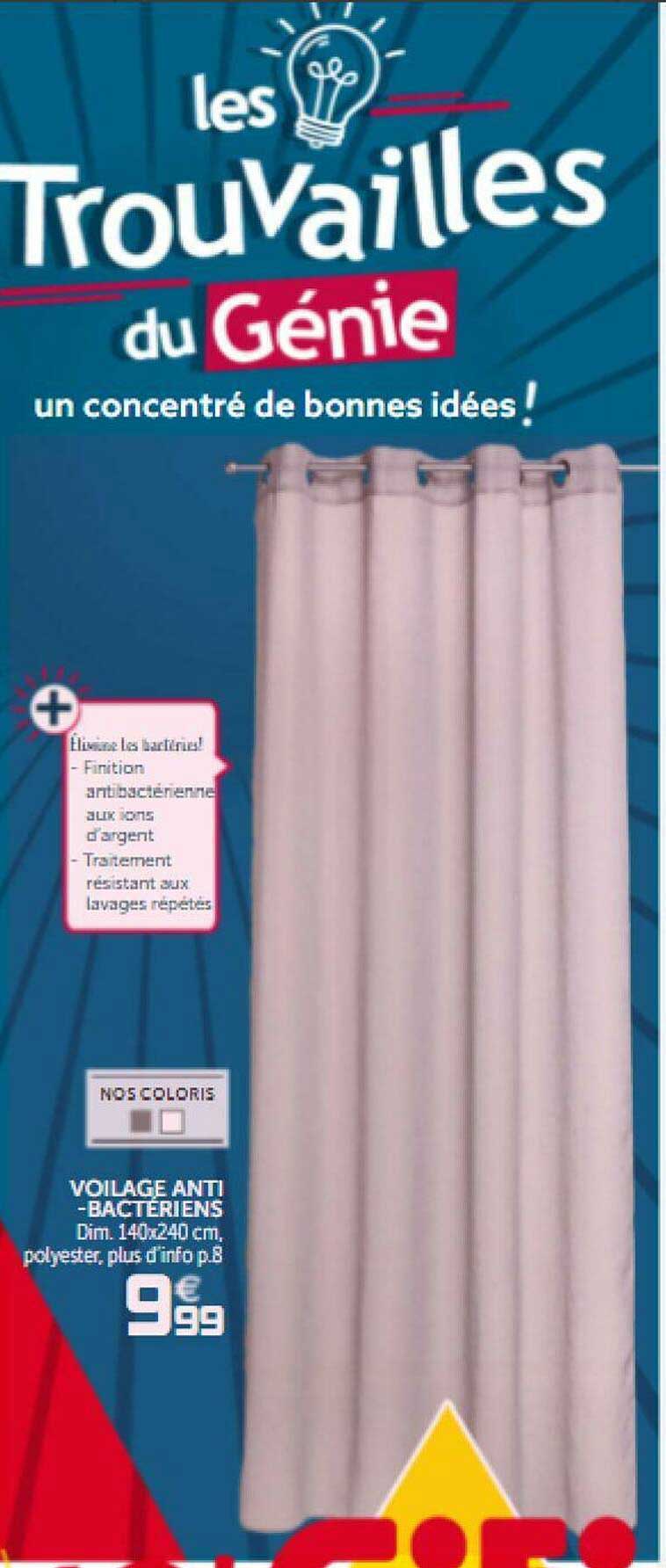 voilage anti-bacteriens