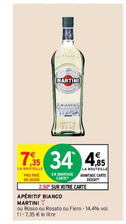 Apéritif Bianco Martini