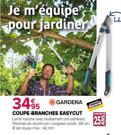 coupe-branches easycut gardena