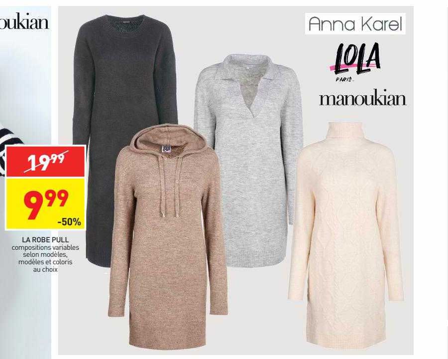 La Robe Pull Anna Karel, Lola Paris, Manoukian