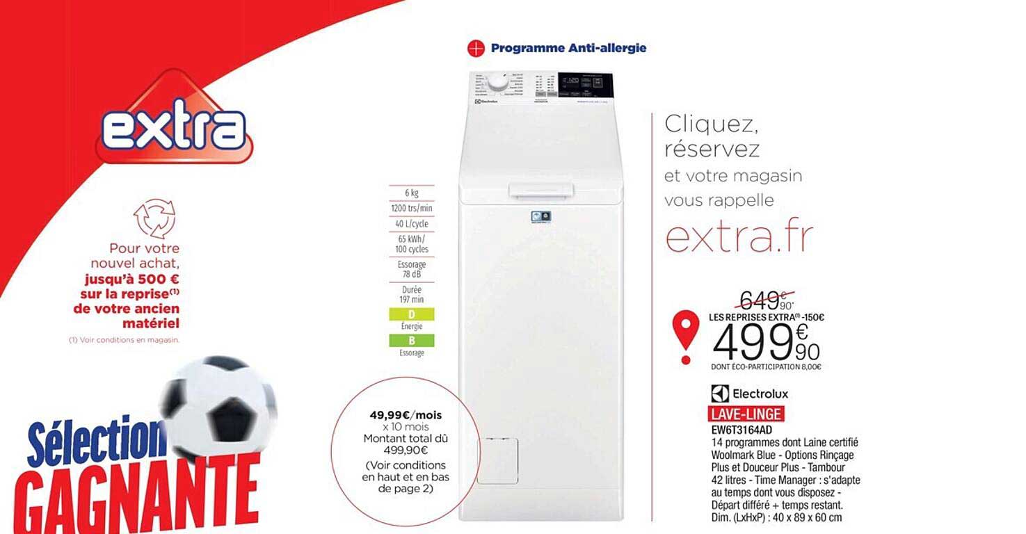 lave-linge electrolux