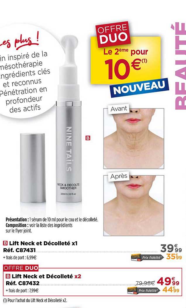 lift neck et décolleté x2