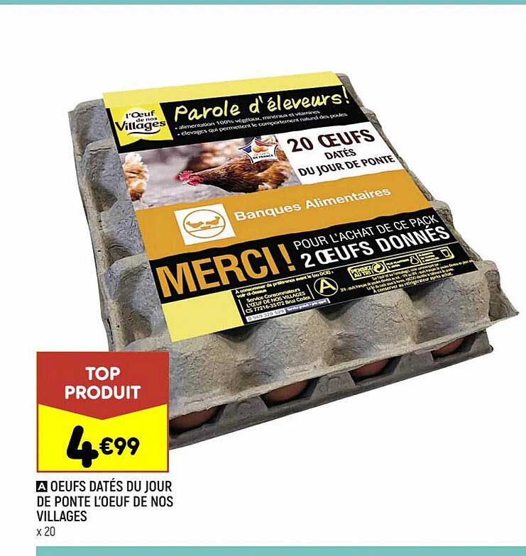 oeufs datés du jour de ponte l'œuf de nos villages