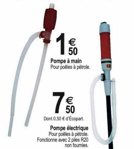 Pompe à Main, Pompe électrique