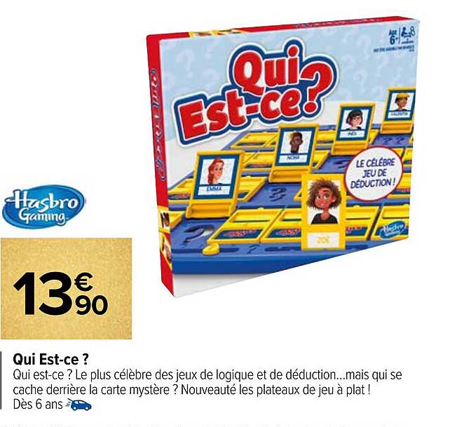 qui est-ce? hasbro gaming
