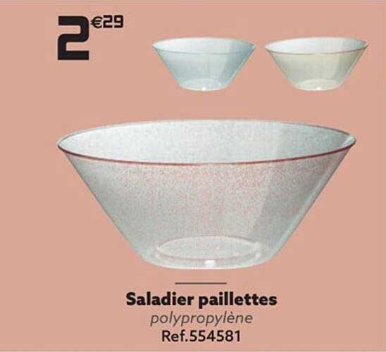 Saladier Paillettes