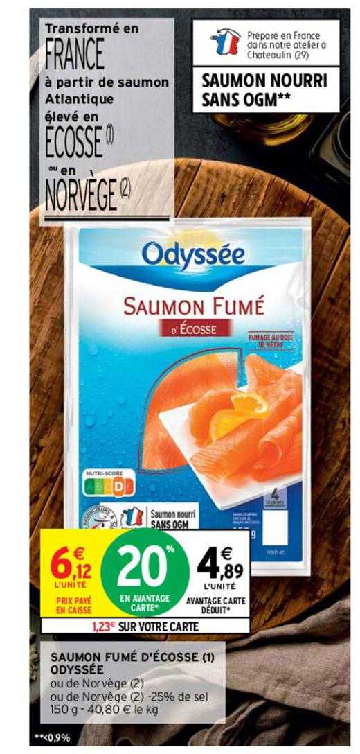 saumon fumé d'écosse odyssée