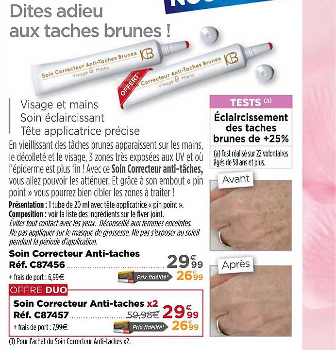 soin correcteur antitaches x2