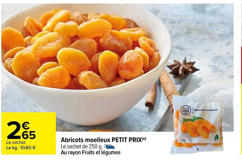 Abricots Moelleux Petit Prix