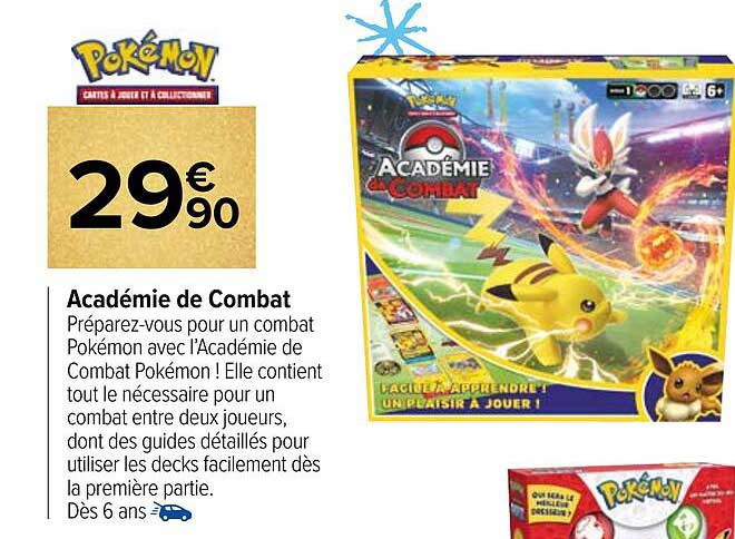 académie de combat pokémon