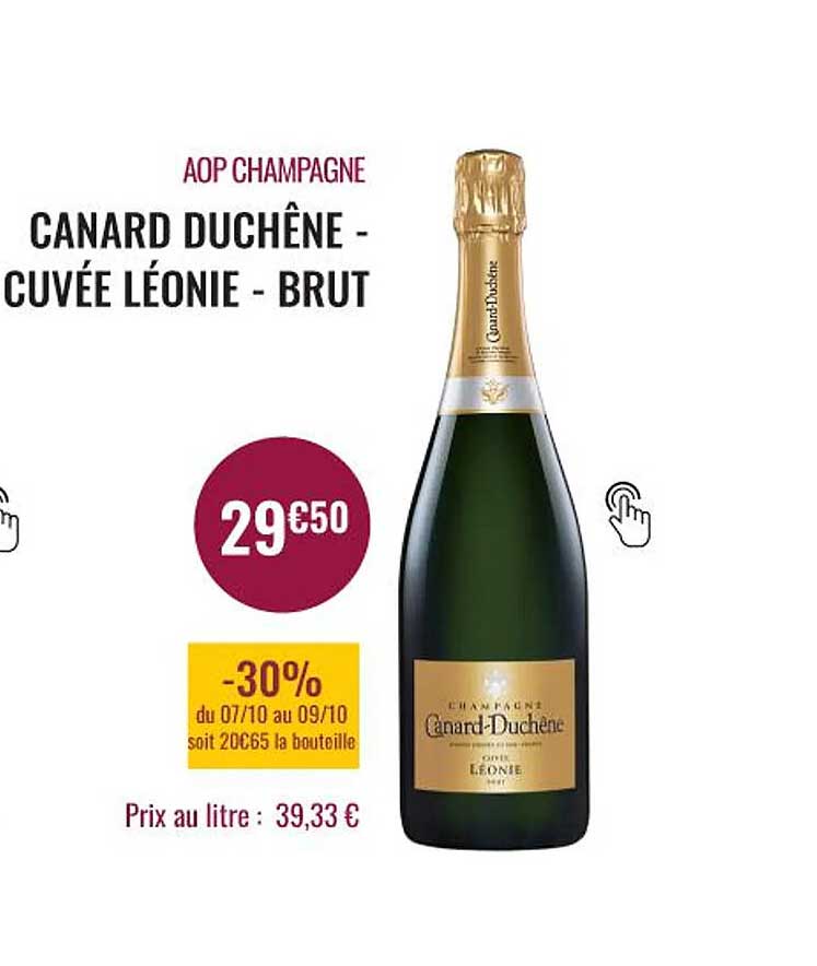 aop champagne canard duchêne-cuvée léonie - brut
