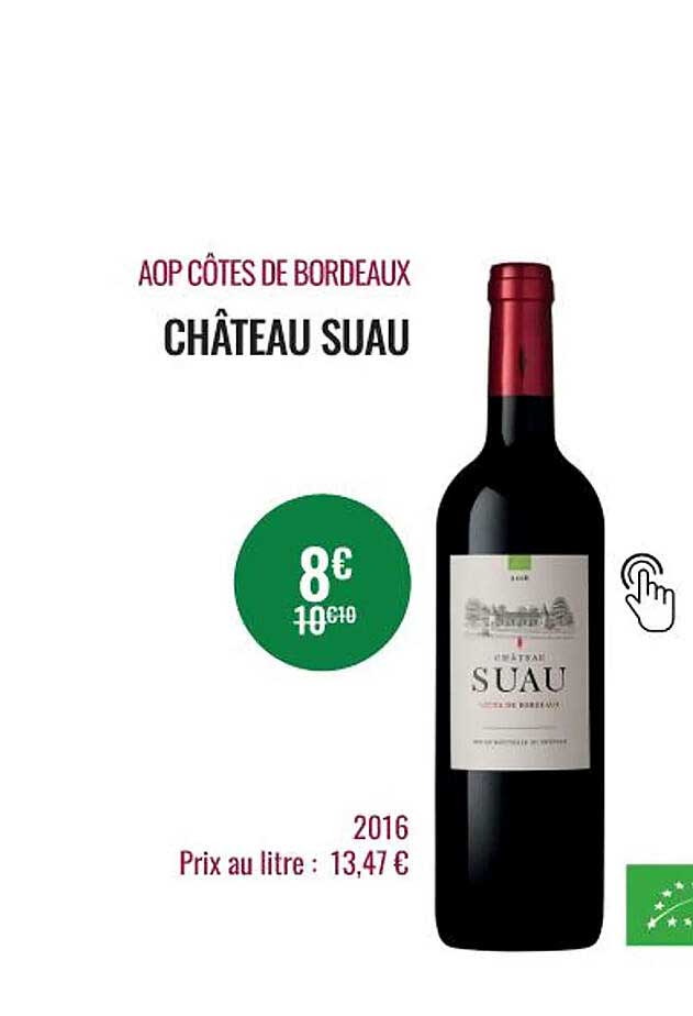 aop côtes de bordeaux château suau