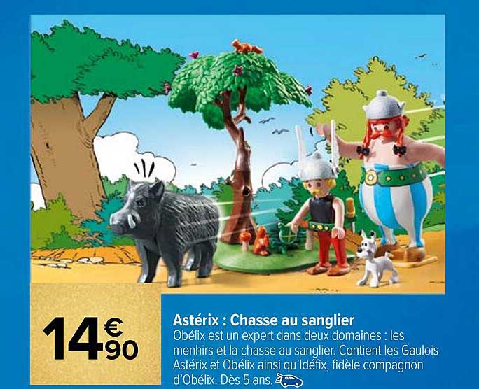 astérix : chasse au sanglier