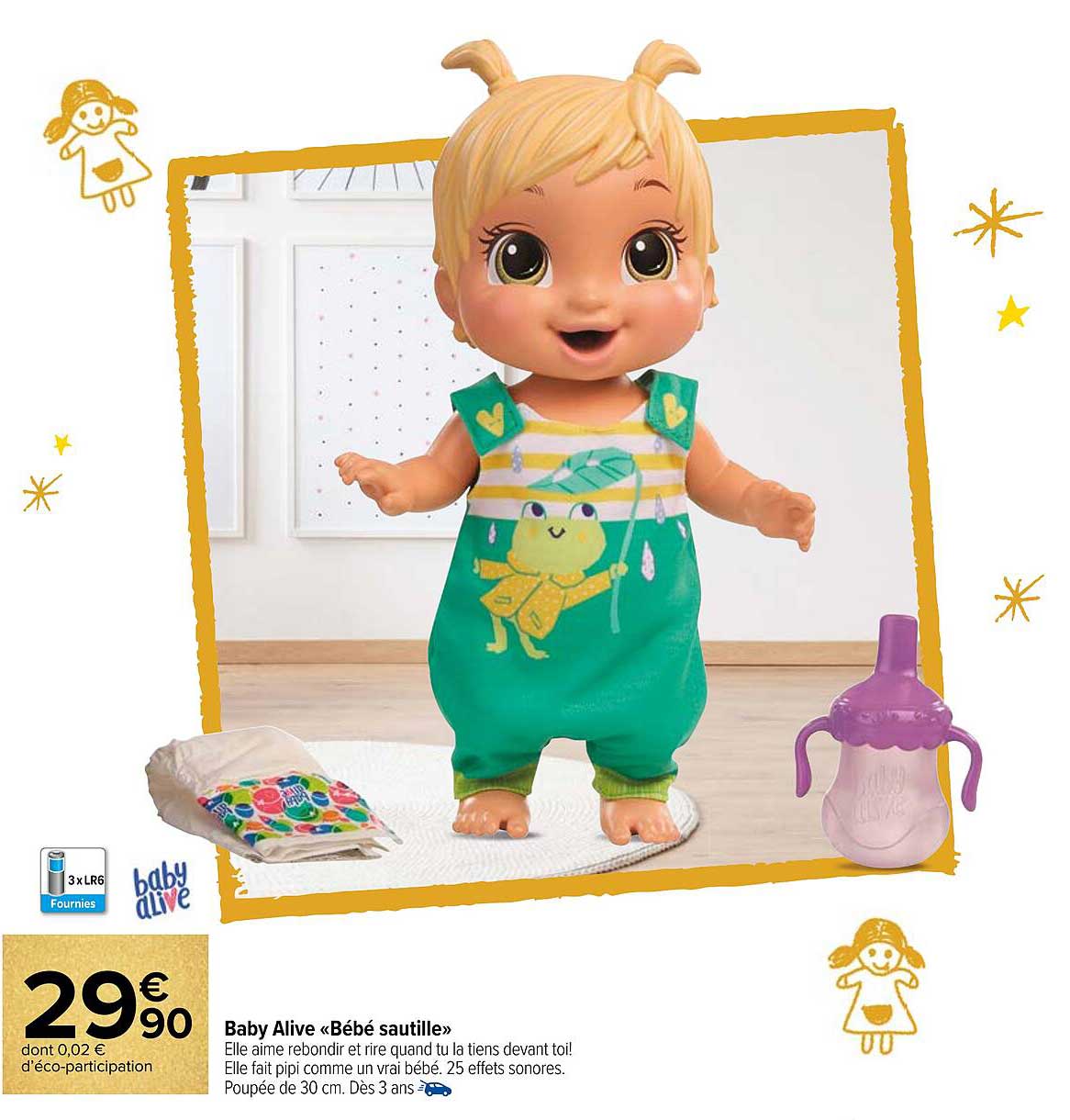 baby alive «bébé sautille»