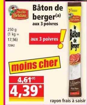 bâton de berger justin bridou