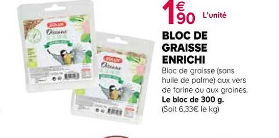 bloc de graisse enrichi zolux