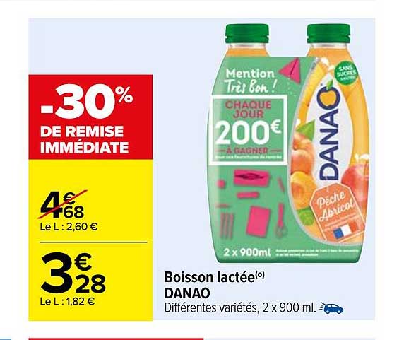 boisson lactée danao