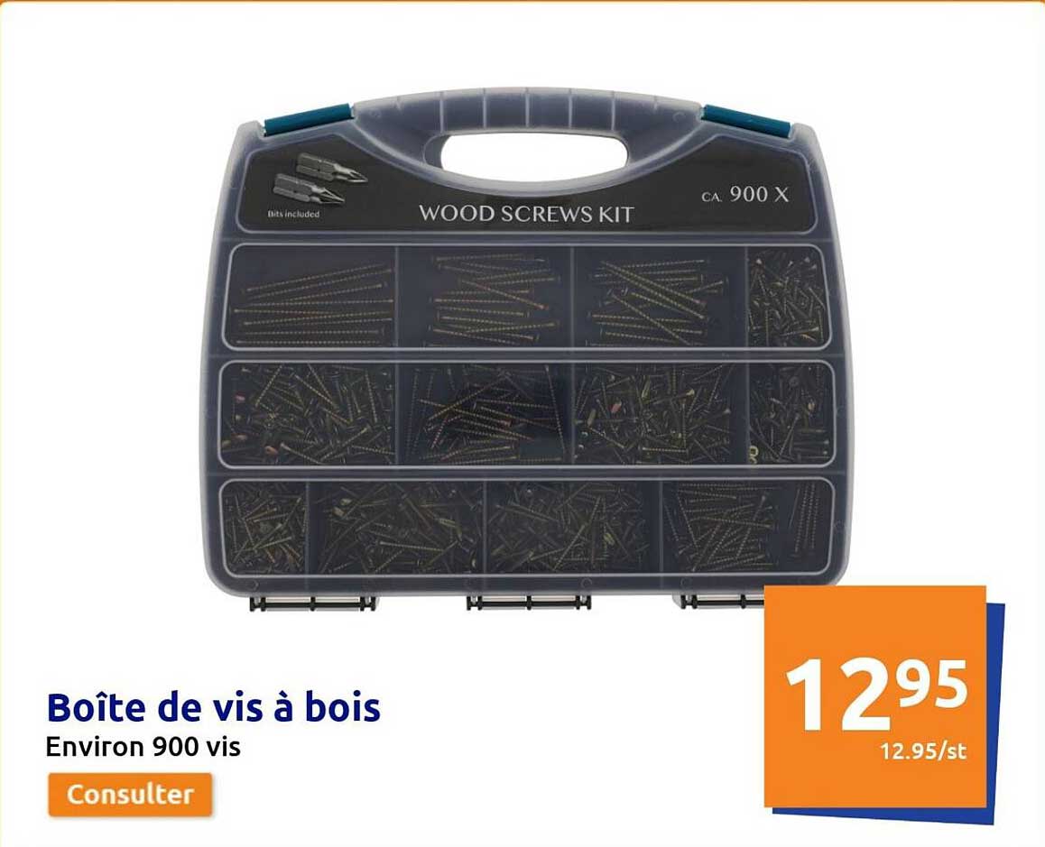 Boîte De Vis à Bois