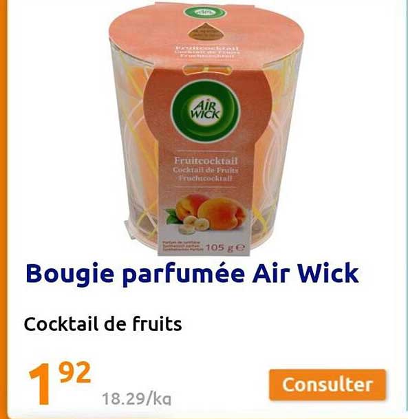 bougie parfumée air wick