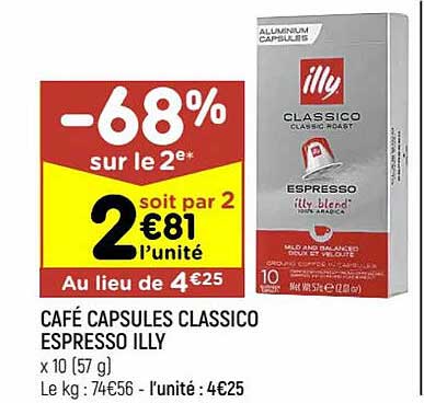 Café Capsules Classico Espresso Illy