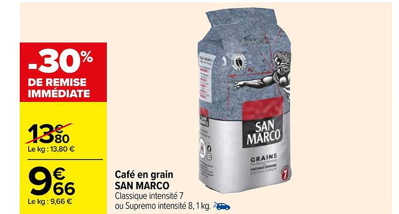 café en grain san marco