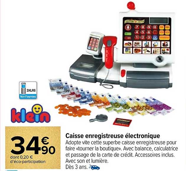 caisse enregistreuse électronique klein