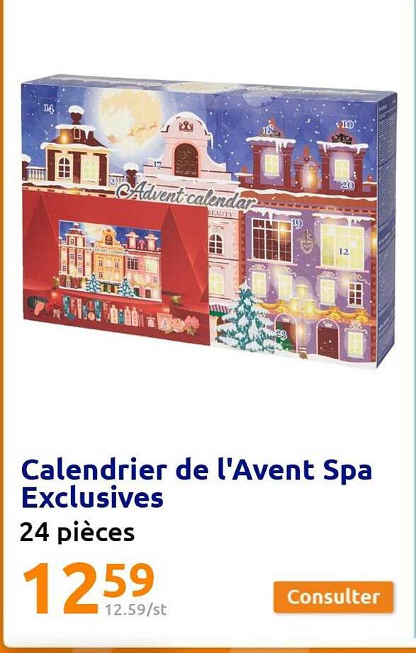 calendrier de l'avent spa exclusives