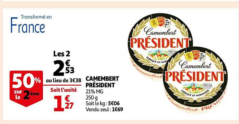 Camembert Président
