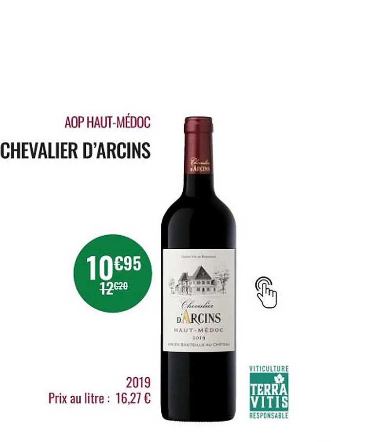aop haut-médoc chevalier d'arcins
