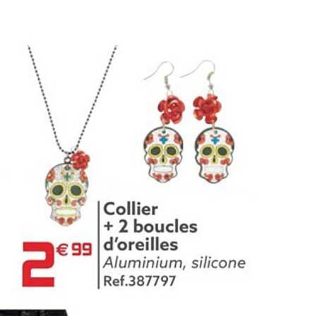 collier + 2 boucles d'oreilles