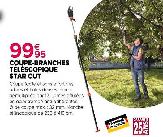 coupe-branches téléscopique star cut