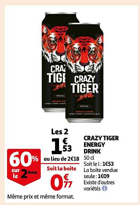 crazy tiger energy drink