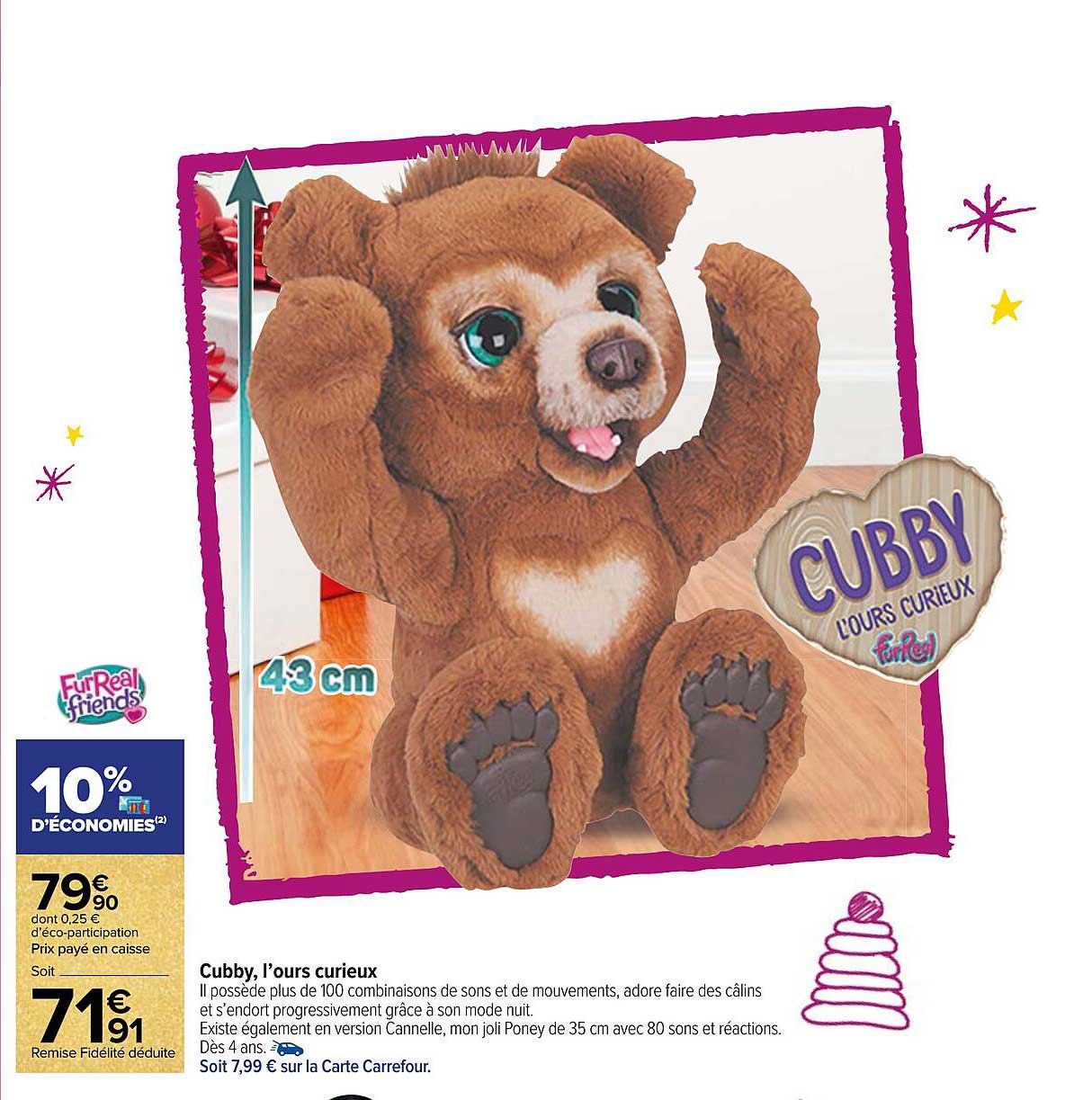cubby, l'ours curieux