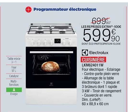 Cuisinière Electrolux