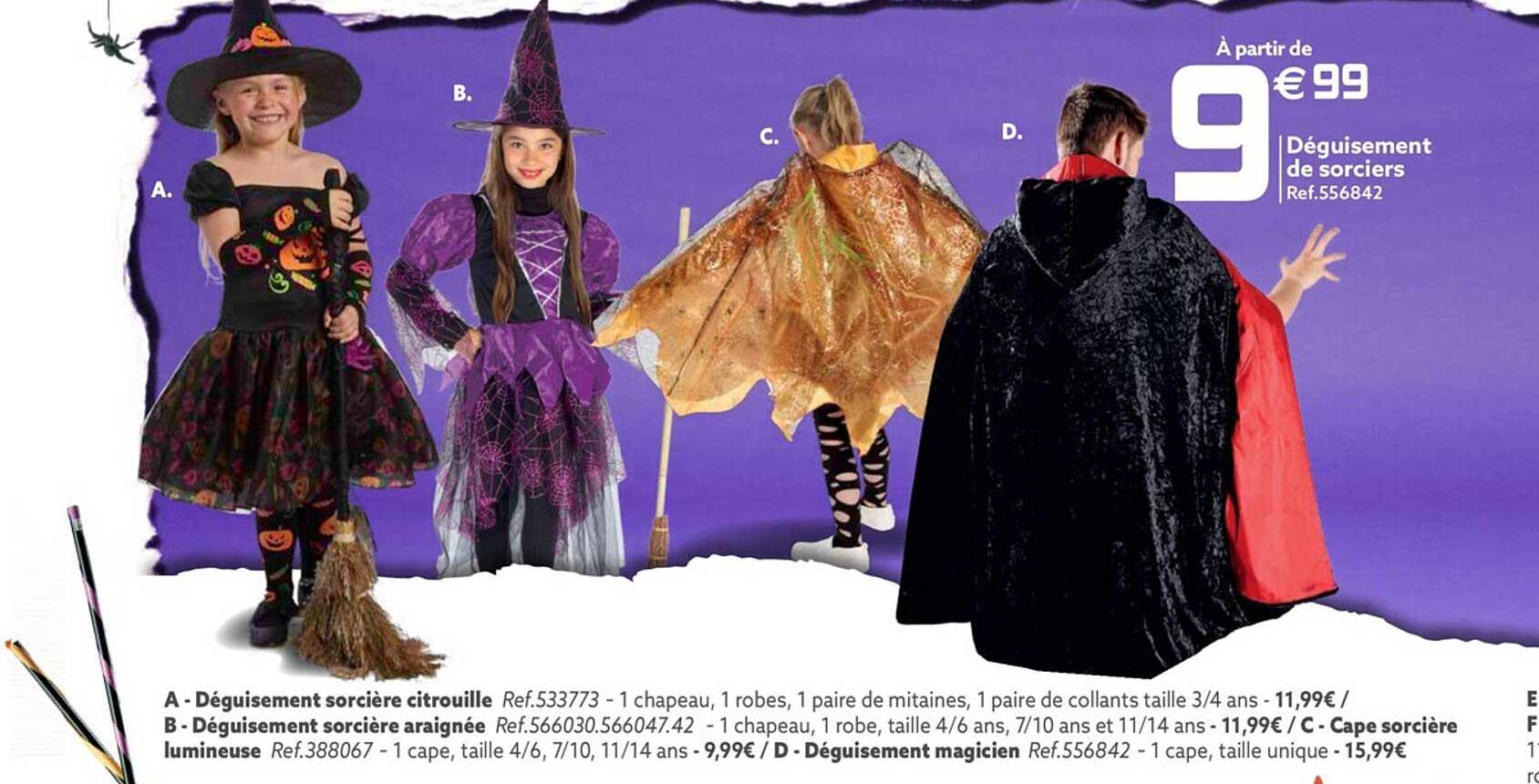 déguisement de sorciers