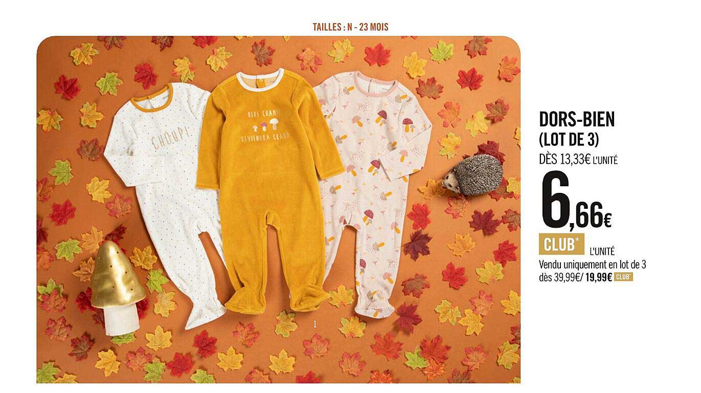 dors-bien (lot de 3)