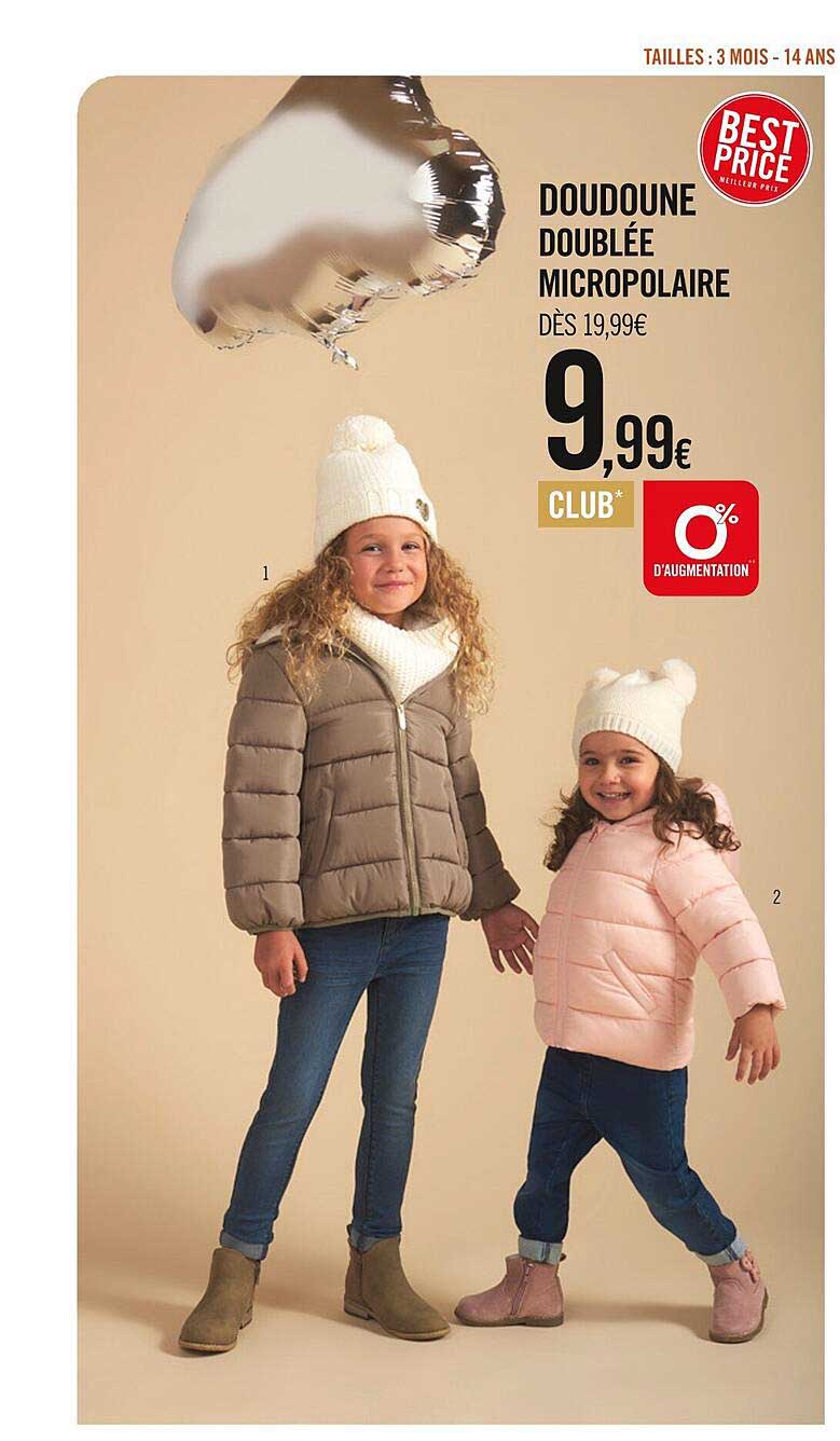 Doudoune Doublé Micropolaire