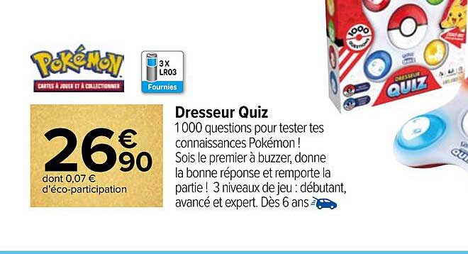 dresseur quiz pokémon