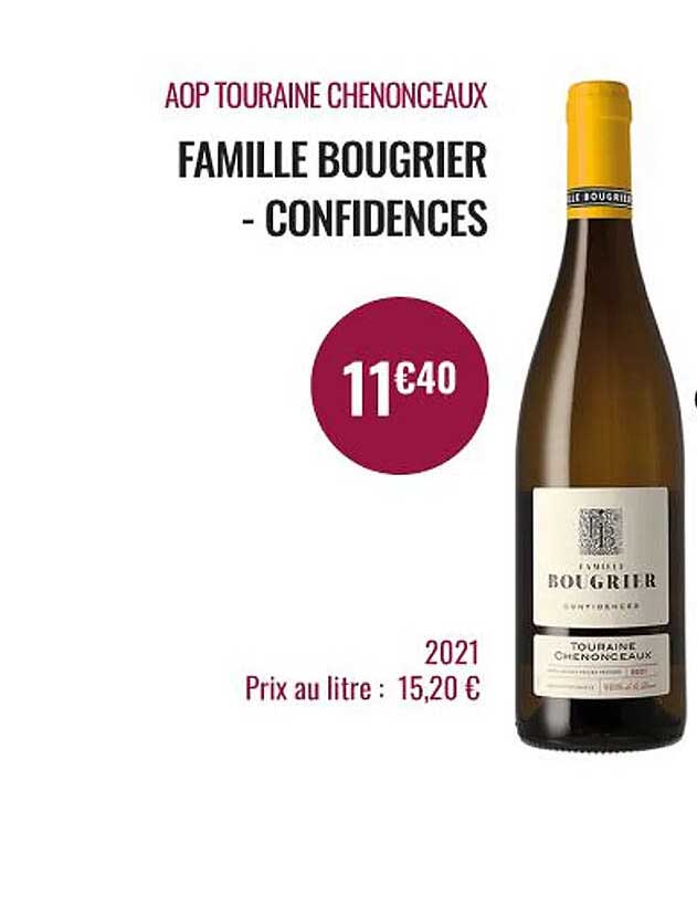 aop touraine chenonceaux famille bougrier - confidences