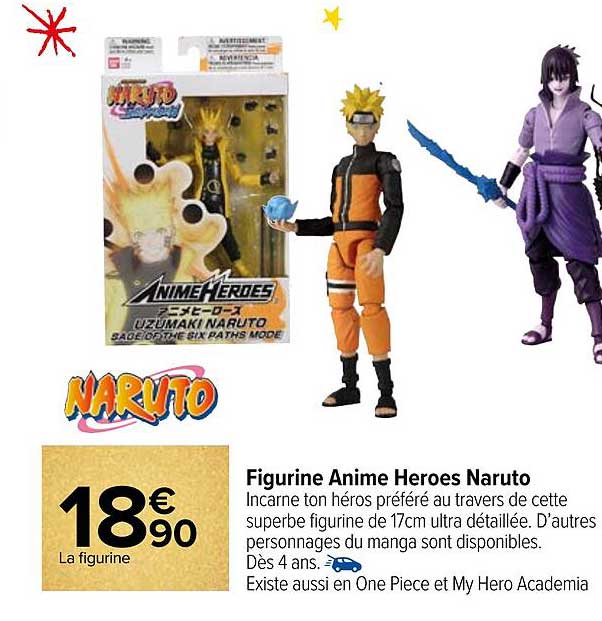 figurine animé heroes naruto