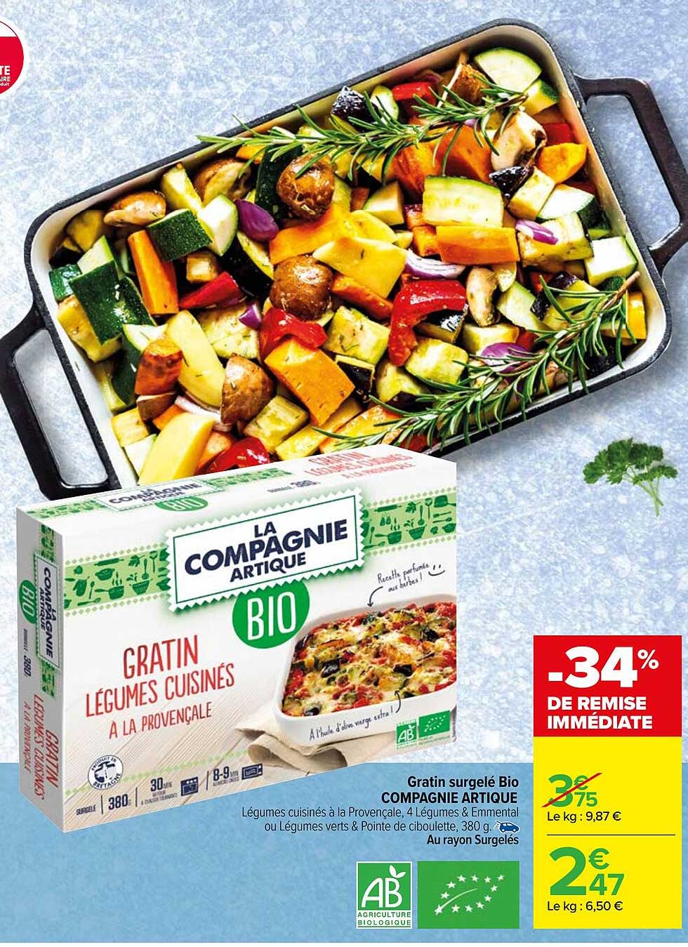 Gratin Surgelé Bi Compagnie Artique