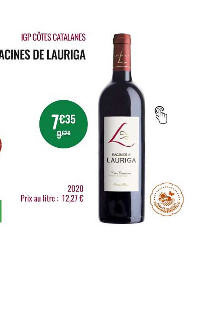 igp côtes catalanes racines de lauriga