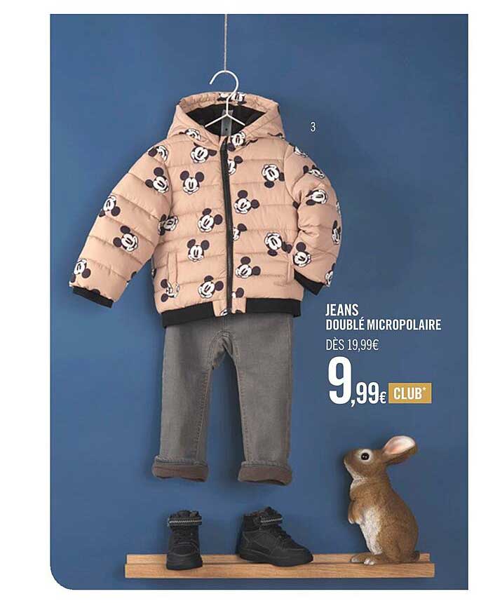 jeans doublé micropolaire