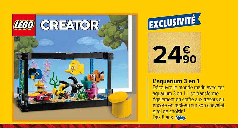L'aquarium 3 En 1 Lego Creator