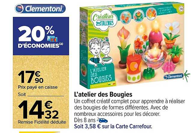 l'atelier des bougies clementoni