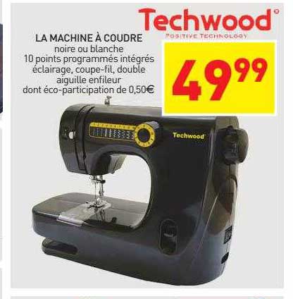 la machine à coudre techwood