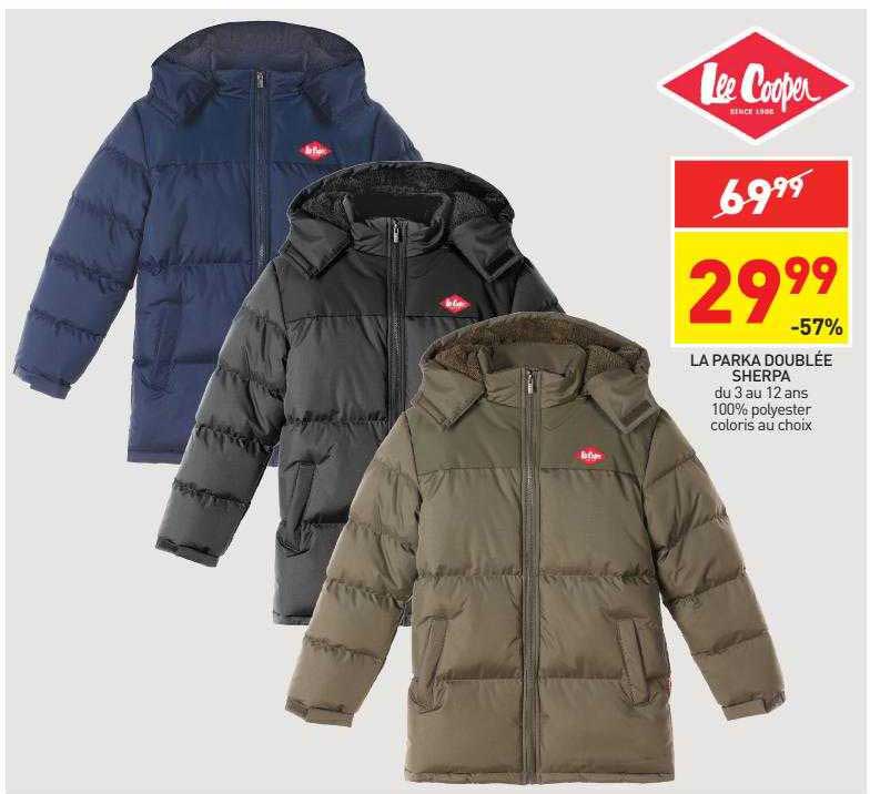 la parka doublée sherpa lee cooper