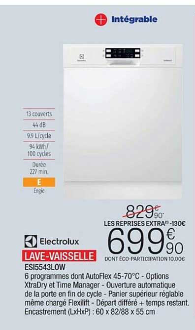 lave-vaisselle electrolux