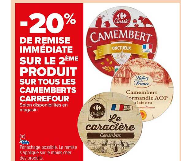 Les Camemberts Carrefour